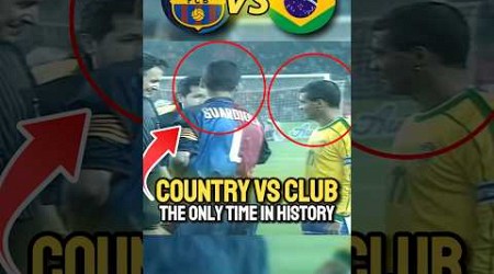 How Brazil country played against Barcelona club!☠