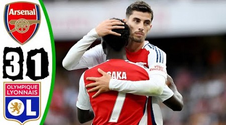 Arsenal vs Lyon 3-1 - All Goals &amp; Highlights - 2024