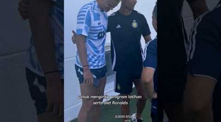 Haaland belajar latihan dan diet Ronaldo