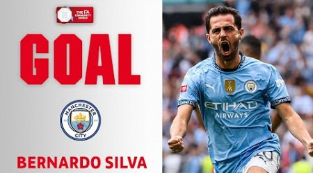 GOAL | Bernardo Silva | Manchester City 1-1 Manchester United | FA Community Shield 2024