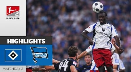 Late Equaliser in Top-Match | Hamburger SV - Hertha BSC | Highlights | MD 2 - Bundesliga 2 24/25