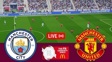 [LIVE] Manchester City vs Manchester United. FA Community Shield Final 2024 Full match - Video Game