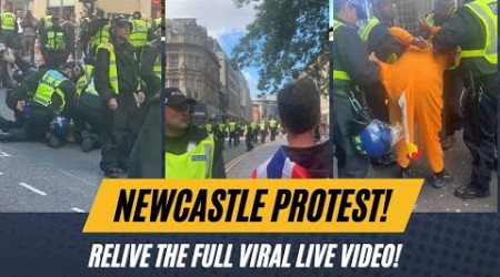 NEWCASTLE PROTESTS - LIVE REPLAY!!