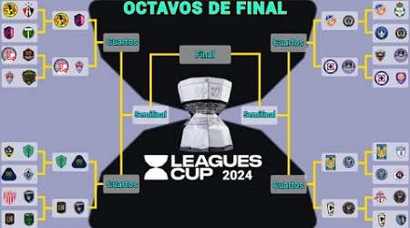 ASÍ se JUGARÁN los OCTAVOS DE FINAL en la LEAGUES CUP 2024