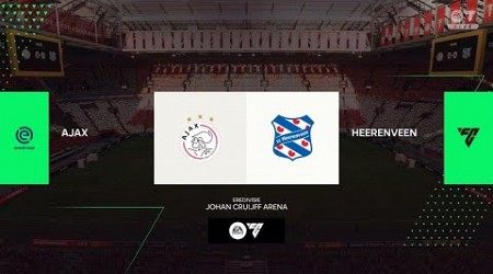 Ajax vs SC Heerenveen (11/08/2024) Eredivisie EA FC 24