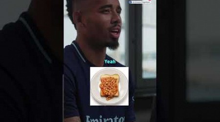 Absolutely NO beans on toast for Gabriel Jesus 