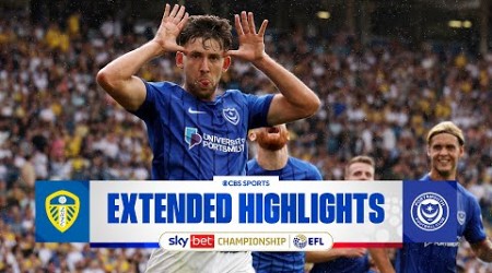 Leeds United vs. Portsmouth: Extended Highlights | EFL Championship | CBS Sports Golazo