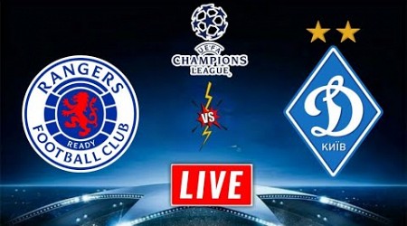 Rangers vs Dynamo Kyiv Live Streaming | Uefa Champions League | Kilmarnock vs Celtic Live