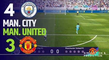 Penalty shootout ⚽ Manchester City 4-3 Manchester United Fa Community Shield 2024 | eFootball game