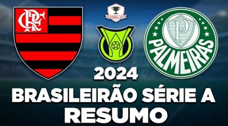 FLAMENGO 1 x 1 PALMEIRAS AO VIVO | BRASILEIRÃO SÉRIE A 2024 | 22ª RODADA | NARRAÇÃO