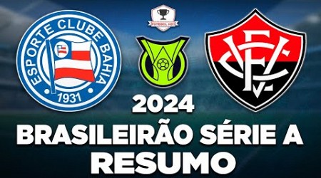 BAHIA 2 x 0 VITÓRIA AO VIVO | BRASILEIRÃO SÉRIE A 2024 | 22ª RODADA | NARRAÇÃO