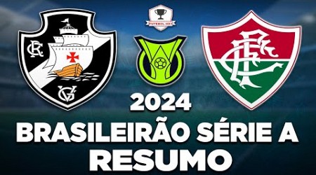 VASCO 2 x 0 FLUMINENSE AO VIVO | BRASILEIRÃO SÉRIE A 2024 | 22ª RODADA | NARRAÇÃO