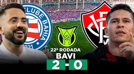 BAHIA 2 x 0 VITÓRIA BAVI Brasileirão Série A 2024 22ª Rodada | Narração