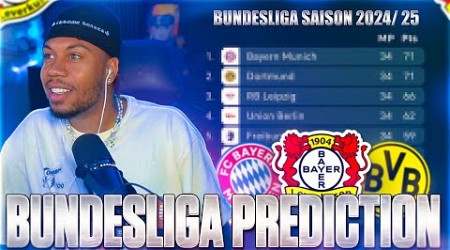 MEINE BUNDESLIGA PREDICITON 2024/2025!