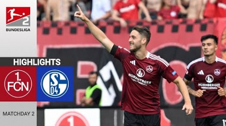 FC Nürnberg - FC Schalke | 3:1 | Zusammenfassung | 2 Bundesliga 2024-25 | nürnberg schalke