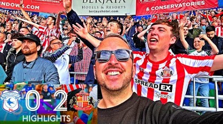 AWAY DAY with CRAZY SUNDERLAND FANS 