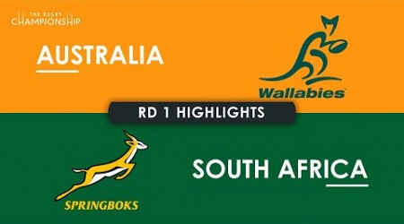 HIGHLIGHTS | AUSTRALIA v SOUTH AFRICA | The Rugby Championship 2024