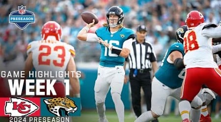 Kansas City Chiefs vs. Jacksonville Jaguars | 2024 Preseason Week 1 Game Highlights