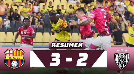 Barcelona SC 3 - 2 Independiente del Valle | Resumen y goles | Fecha 2 - Segunda etapa | Liga Pro