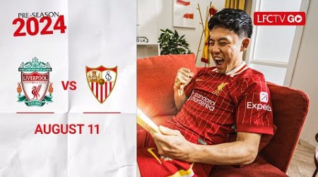 Matchday Live: Liverpool vs Sevilla | Pre-Season 2024 | Anfield