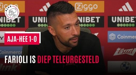 Francesco Farioli is diep teleurgesteld in één persoon bij Ajax: &#39;Het is een schande&#39;