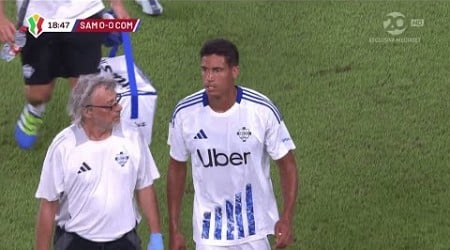 Raphael Varane&#39;s debut with Como - Sampdoria-Como - Coppa Italia