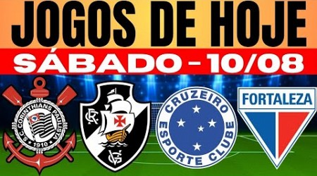 JOGOS DE HOJE | BRASILEIRÃO 2024 I SÁBADO 10/04/2024 | JOGOS DE HOJE