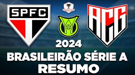 SÃO PAULO 1 x 0 ATLÉTICO-GO AO VIVO | BRASILEIRÃO SÉRIE A 2024 | 22ª RODADA | NARRAÇÃO