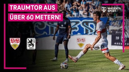 VfB Stuttgart II – TSV 1860 München, Highlights mit Live-Kommentar | 3. Liga | MAGENTA SPORT