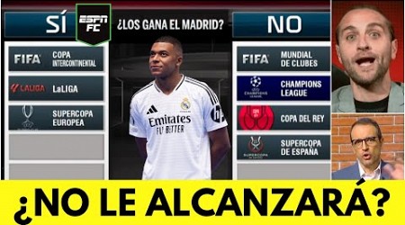 POLÉMICO. REAL MADRID no ganará la CHAMPIONS LEAGUE con MBAPPÉ esta temporada dicen TODOS | ESPN FC