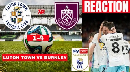 Luton Town vs Burnley 1-4 Live Stream EFL Championship Football Match Score Commentary Highlights FC