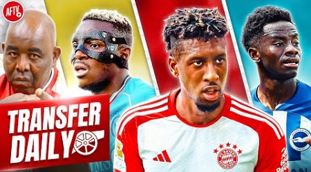 Arsenal Plot Coman Signing, Interest In Simon Adingra &amp; Osimhen Transfer Request! | Transfer Daily