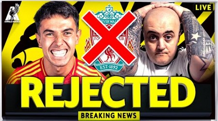 BREAKING: ZUBIMENDI REJECTS LIVERPOOL MOVE! Liverpool FC Transfer News