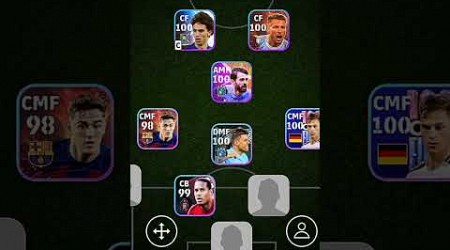 Nomination Card Squad || in efootball 24 mobile|| Formation 4-3-1-2 || #efootball2024 #trend