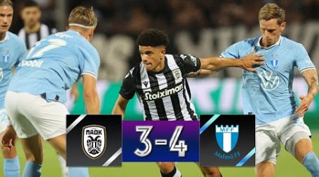 PAOK - Malmö FF 3-4 | Full Highlights - UEFA Champions League, 3rd Qualifying Round (13/8/2024)