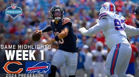 Chicago Bears vs. Buffalo Bills | 2024 Preseason Week 1 Game Highlights