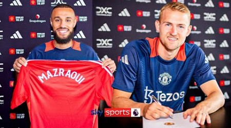 Manchester United confirm signings of Matthijs de Ligt and Noussair Mazraoui ✅