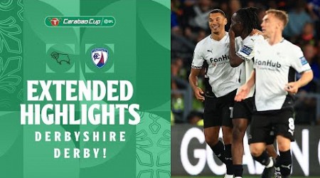 DERBYSHIRE DERBY! | Derby County v Chesterfield extended highlights