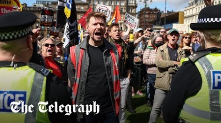 Thousands attend anti-racism marches across UK to face down far-Right