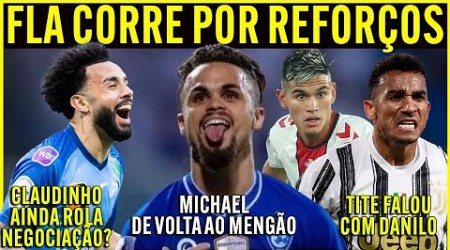 TITE FALOU COM DANILO | NEGOCIAÇÕES COM CLAUDINHO | MICHAEL VOLTANDO? FLAMENGO FALA COM SOUTHAMPTON