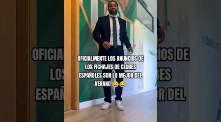 Este vídeo de Ricardo Rodríguez fichando por el Betis que es 