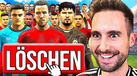 Ich LÖSCHE die 50 BESTEN Spieler aus der Bundesliga!! ❌