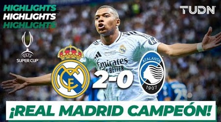 HIGHLIGHTS - Real Madrid vs Atalanta | UEFA Super Cup 2024 | TUDN