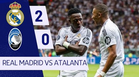 Kylian Mbappé First Goal | Real Madrid vs Atalanta 2-0 | Highlights | UEFA Super Cup FINAL 2024