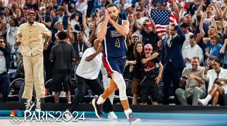 Stephen Curry’s TOP highlights from Paris Olympics basketball competition | NBC Sports