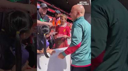 Arne meets the fans at Anfield