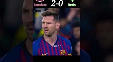 Messi Hat Trick ✨|Barcelona vs Betis highlights| #shorts #shortfeed #youtube #football