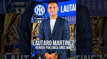 Lautaro Martinez renovó su contrato por cinco años con el Inter de Milán 