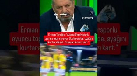 #ermantoroğlu adana Demirsporlu oyuncu topa vuruyor oosterwolde ayağını kurtarabilirdi #galatasaray