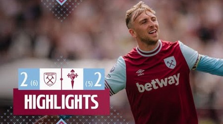 West Ham 2-2 Celta Vigo | Pre-Season Extended Highlights